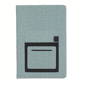 Cuaderno de Negocios Personalizado Promocional Tamaño A5, Tapa Dura de Cuero PU, Encuadernación Cosida, Multifuncional, 100 Hojas, Impresión UV de Alta Calidad - Product Image 3
