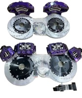 Kit Kaliper Rem Aluminium Besar 18Z Baru, Depan Enam Belakang Empat +1 Set Kaliper untuk AUDI VW