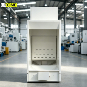 Cabina de Pintura en Polvo Pequeña Galin 560x220x260cm con Sistema de Filtro de Cartucho de Recuperación Ciclónica para Piezas Metálicas Automotrices Industriales CE - Product Image 1