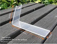 Support de Présentation de Téléphone en Acrylique Transparent Premium avec Encoche en U, Conception Courbée Monobloc pour Vitrine de Produits de Détail