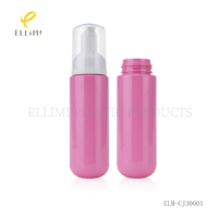 Bouteilles en plastique PET rose de 240 ml avec pompe à mousse et capuchon transparent pour nettoyant
