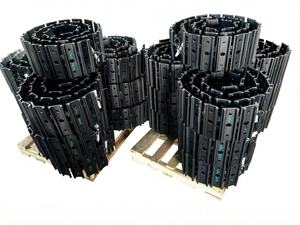Piezas de tren de rodaje: Conjunto de cadena de oruga para excavadora SANY 16 18/Komatsu 15 18/Hitachi 17 - Product Image 1