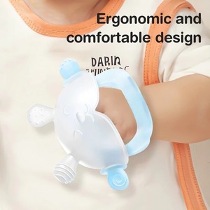 ถุงมือซิลิโคนกันเด็ก<span class=keywords><strong>ดูด</strong></span><span class=keywords><strong>นิ้ว</strong></span>, ถุงมือกัดสำหรับเด็กทารกเกรดอาหาร, ของเล่นกัดสำหรับเด็กพร้อมสายปรับได้ - Product Image 4