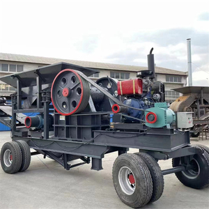 Trituradora de Mandíbulas Móvil con Motor AC, Planta de Trituración de Piedra para Mineral, Roca Dura, Granito, Hormigón, Arena, Piedra Caliza, Máx. 500t/h - Product Image 2
