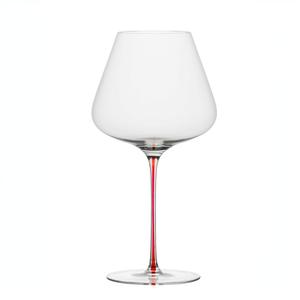 Copa de Vino de Cristal con Tallo <span class=keywords><strong>Delgado</strong></span> y Base Grande, Multicolor, para Vino Tinto, Uso Diario - Product Image 4