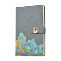 Cahier scolaire personnalisé multicolore 100 feuilles avec fermoir métallique, cadeau souvenir, fabricant de cahiers