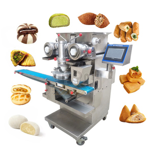 Kubba rond japonais Daifuku Mochi Double couleur carré biscuit automatique Kebba Kibbeh forme Machine - Product Image 2
