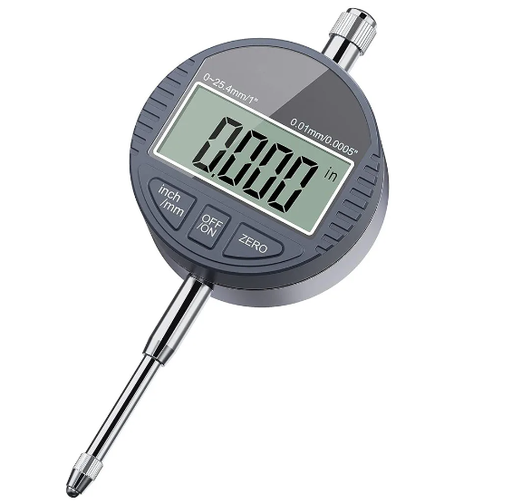 0-12.7mm/0.5 "0-25.4mm/1" Rangefinder Digital Dial Gauge Precision Tool 0.01mm/0.0005 "tester Tool