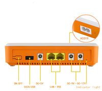 DC UPS Mini portabel untuk Router modem WiFi, baterai Lithium 5 v-24 V 7800mAh tiga fase