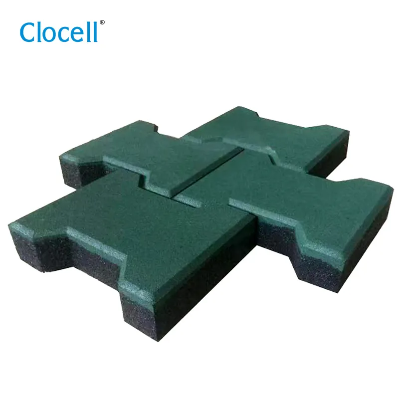 Clocell Pavers Dogbone Karet Saling Mengunci untuk Judul Lantai Luar Ruangan