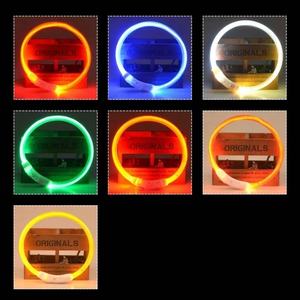 Coleira LED RGB para Animais de Estimação - Colar Brilhante à Prova d'Água Recarregável via USB-C para Cães e Gatos - Product Image 5