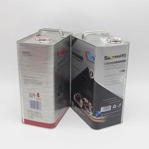 Canette de peinture à l'huile avec couvercle en plastique, impression personnalisée, vide, carré, rectangulaire, chimique, canette avec capuchon supérieur en métal, pièces - Product Image 2