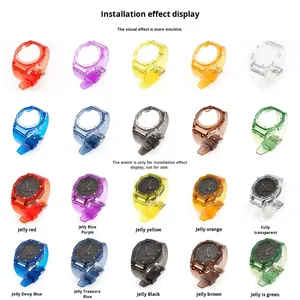 Bracelet de montre en TPU deux-en-un pour Casio GA2100/2110, design transparent, kit d'outils inclus, plusieurs couleurs disponibles - Product Image 3