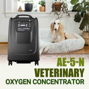 Veterinaire zuurstofconcentrator voor huisdieren, 5L/min, 90%-96% zuiverheid, 390W elektrische zuurstofmachine voor puppy's met 2 jaar garantie - Product Image 6