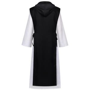 Conjunto de Disfraz de Monje Medieval Vintage, Túnica Larga Unisex de <span class=keywords><strong>Fraile</strong></span> para Representaciones Teatrales y Juegos de Rol de Halloween - Product Image 5