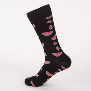Personnalisé en gros <span class=keywords><strong>pas</strong></span> <span class=keywords><strong>cher</strong></span> drôle chaussettes hommes coton fruit <span class=keywords><strong>banane</strong></span> fraise motif chaussettes femmes équipage unisexe chaussettes - Product Image 5