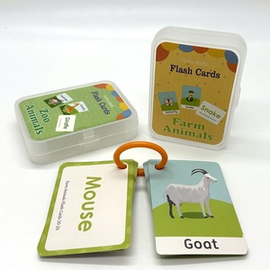 การ์ดภาษาอังกฤษที่ได้รับการรับรองมาตรฐาน FSC EN71 สำหรับเด็กก่อนวัยเรียนเพื่อพัฒนาการเรียนรู้และ<span class=keywords><strong>คำ</strong></span><span class=keywords><strong>ศัพท์</strong></span> ทำจากวัสดุกระดาษ - Product Image 1