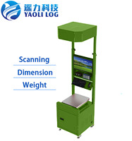 Sistema DWS Dinámico o Estático Integrado con Dimensionamiento Automático de Paquetes, Pesaje y Escaneo de Códigos de Barras para Logística de Paquetería