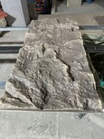 Modèle moderne de conception 3D extérieur extérieur décoratif PU Faux Rock panneau de pierre en polyuréthane panneau mural léger en pierre PU 3D