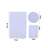 Carte d'accès EV1 ultralégère, étanche, en PVC, carte intelligente IC, 13,56 MHz, RFID, NFC, mini-étiquette, carte vierge en plastique PET, fabrication de haute qualité
