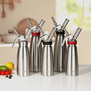 Siphon à crème en aluminium de la série professionnelle, distributeur de crème fouettée haute performance pour chefs exécutifs et experts en pâtisserie - Product Image 4