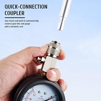 Auto 0-300 PSI Medidor de compresión de aire Kit de prueba Prueba de presión de cilindro para herramientas de diagnóstico de motor de gasolina