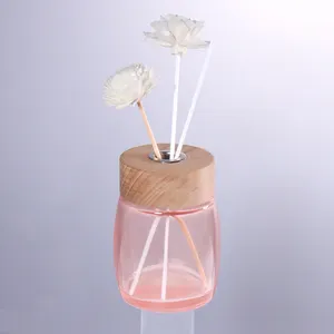 Frasco de vidro difusor de fragrância para aromaterapia, garrafa decorativa Nordic INS 230ml, óleo essencial anti-fogo, atacado