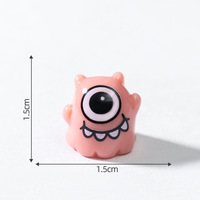 Accessoires de jardin miniature pour elfes et fées, figurines de monstres en résine miniature pour cadeaux de fête, cadeaux d'anniversaire, décoration pour slime