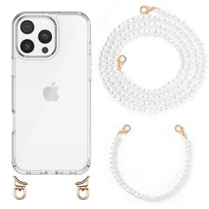 Para <span class=keywords><strong>Amazon</strong></span> Venta caliente de alta calidad de lujo Ultra alta permeable funda de teléfono con cordón para Apple 16 Cordón de TPU extraíble - Product Image 4