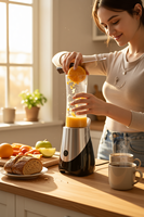 Mixeur-Blender Électrique Portable pour Smoothies aux Fruits et Légumes Frais, Moteur Puissant, Rechargeable par USB, Mixeur Personnel pour la Maison et les Voyages
