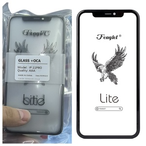 Kính cường lực Feaglet Lite + OCA cho <span class=keywords><strong>iPhone</strong></span> 12 13 11 14 15 16 Plus Pro Max 13promax 12promax 15pro Mini X XS XR MAX sửa chữa màn hình LCD cảm ứng - Product Image 1