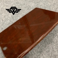 Panneau de garniture de tableau de bord personnalisé OE 67783-60800 en carbone véritable forgé et noyer, remplacement pour Lexus LX570 2008-2015