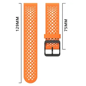 Correa de silicona de 22mm para <span class=keywords><strong>Polar</strong></span> <span class=keywords><strong>Vantage</strong></span> V3 M2/<span class=keywords><strong>M</strong></span> pulsera deportiva para <span class=keywords><strong>Polar</strong></span> Grit X Pro Titan Band Smartwatch pulsera de repuesto - Product Image 3