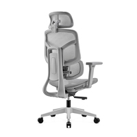 Chaise de bureau ergonomique pivotante en maille, haut dossier, confortable, moderne, de qualité supérieure, pour dirigeants, vente en gros