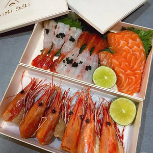 Biodegradable Wooden Restaurant Takeaway Catering Food Container Packaging Bakery Pastry Cake Cheese Charcuterie Sushi <strong>Lunch</strong> <strong>Box</strong> - Product Image 4