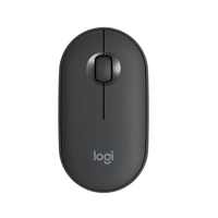Souris sans fil Logitech Pebble M350 en gros, blanche, silencieuse, pour ordinateur portable, ordinateur de bureau et Mac, ergonomique, pour le bureau