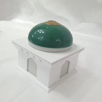 Haut-parleur cube Coran au design de château islamique, lecteur Coran sans fil avec récitation, cadeau religieux musulman pour le Ramadan
