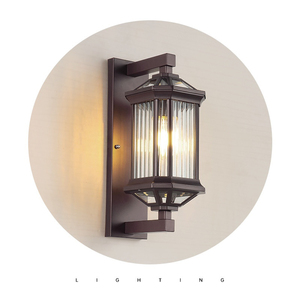 Appliques murales de jardin modernes luminaire extérieur chine luminaire externe noir lanterne vintage lampes murales d'extérieur applique murale d'extérieur - Product Image 6