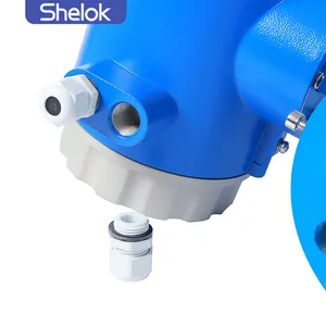 Shelok Flange Type Flowmeter Converter Magnetic Milk Electro I2c Rs485 Out Put Electromagnetic Flow Meter