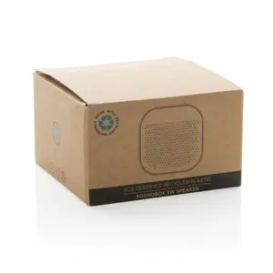 Altavoz reciclado Soundbox de 3W, dispositivos sostenibles - Product Image 4