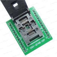DFN8 QFN8 ke DIP8(24pin) CNV-QFN8-DIP Soket Adaptor Pemrogram DFN8 MLF8 8*6