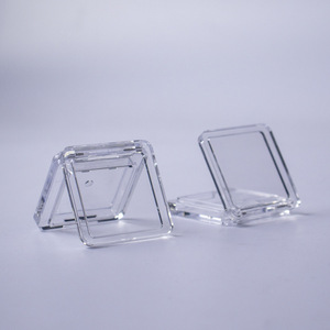 Duy nhất-Màu 2G Trong Suốt <span class=keywords><strong>Eyeshadow</strong></span> Palette Cổ Nhỏ Lưới Rỗng Hộp Nhựa Cho Móng Tay Bột Pha Chế - Product Image 2