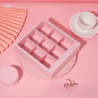 Boîte à bonbons et chocolats pour la Saint-Valentin avec logo personnalisé, élégante, réfléchie, écologique, biodégradable, rose, boîte cadeau