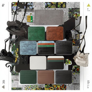 Tarjetero Multifuncional de Poliéster con Textura de Cocodrilo para Identificación y Tarjetas de Crédito, con Bolsillo Vertical, para Tarjetas de Oficina, sin Cierre - Product Image 3