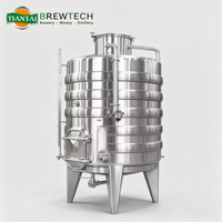 Fermenteur à vin rond de 1200 L avec isolation thermique pour la production commerciale de vin de raisin