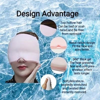 2025 nuevo dolor de cabeza ajustable terapia de frío tamaño único Gel líquido hielo microondas alivio del dolor gorra para el dolor de cabeza alivio de la migraña gorra
