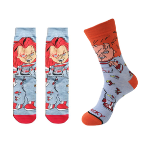 Divertido <span class=keywords><strong>Chucky</strong></span> adulto calcetín buenos chicos Anime Cosplay dibujos animados deportes novedad calcetines Navidad Festival uso diario - Product Image 1