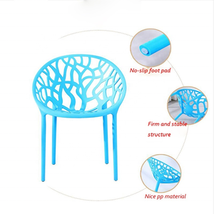 Sillas de Plástico de Resina PP Doradas al por Mayor a Bajo Precio con Diseño de Respaldo de Malla y Sillas de Resina Blancas para Actividades - Product Image 6