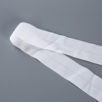 Bande élastique en nylon de 2 cm, couleur unie, douce, avec bordure repliée, pour poignets de veste et bandes de manches, usage pour vêtements de protection solaire