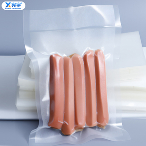 ถุงสูญญากาศแบบตาข่ายลายพิเศษ PA PE ปิดผนึก 3 ด้าน สำหรับแช่แข็งไส้กรอก แซนวิช เบคอน - Product Image 3